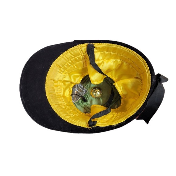 Vintage Harry Hall The Triple Crown England Riding Equestrian Hat Velvet - Picture 5 of 5